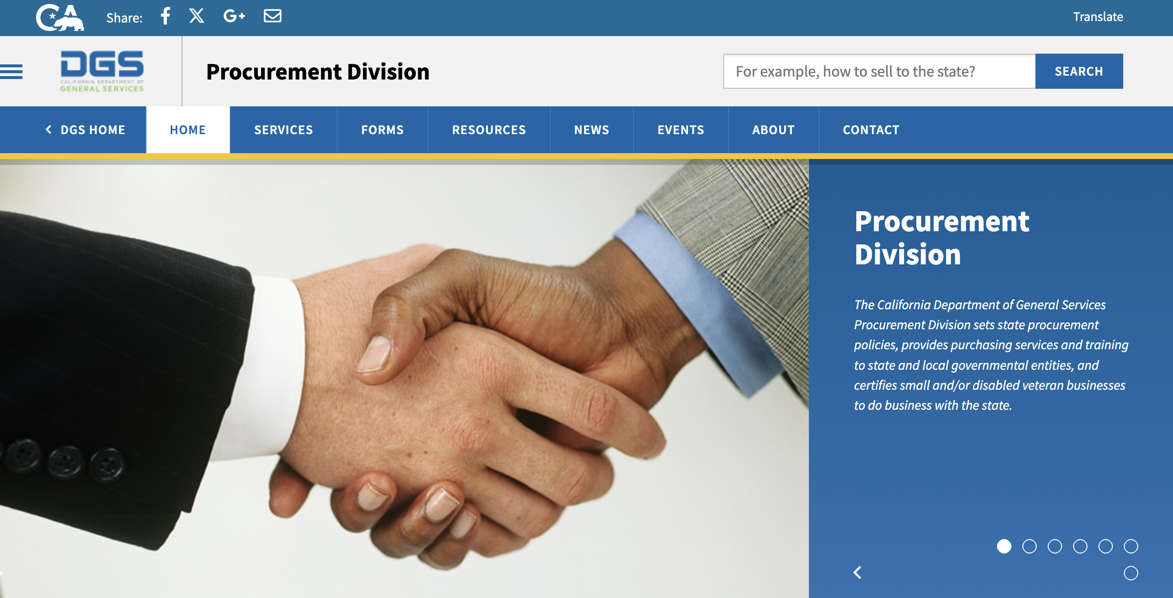 Small business procurement